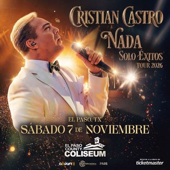 Pandora & Flans concert poster. Six women pose, dates listed for El Paso County Coliseum, TX, February 8, 2026.