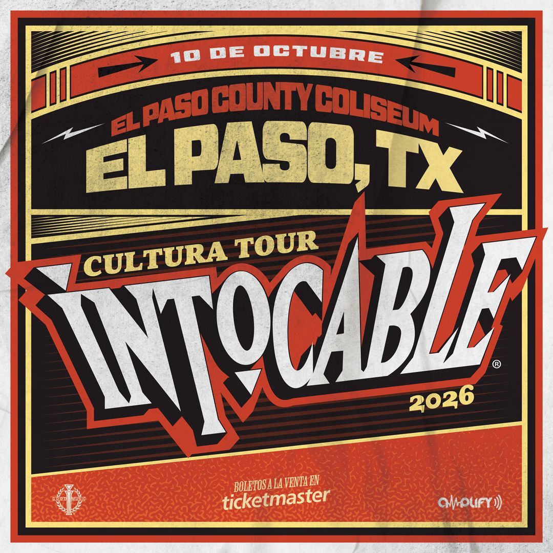 Pandora & Flans concert poster. Six women pose, dates listed for El Paso County Coliseum, TX, February 8, 2026.