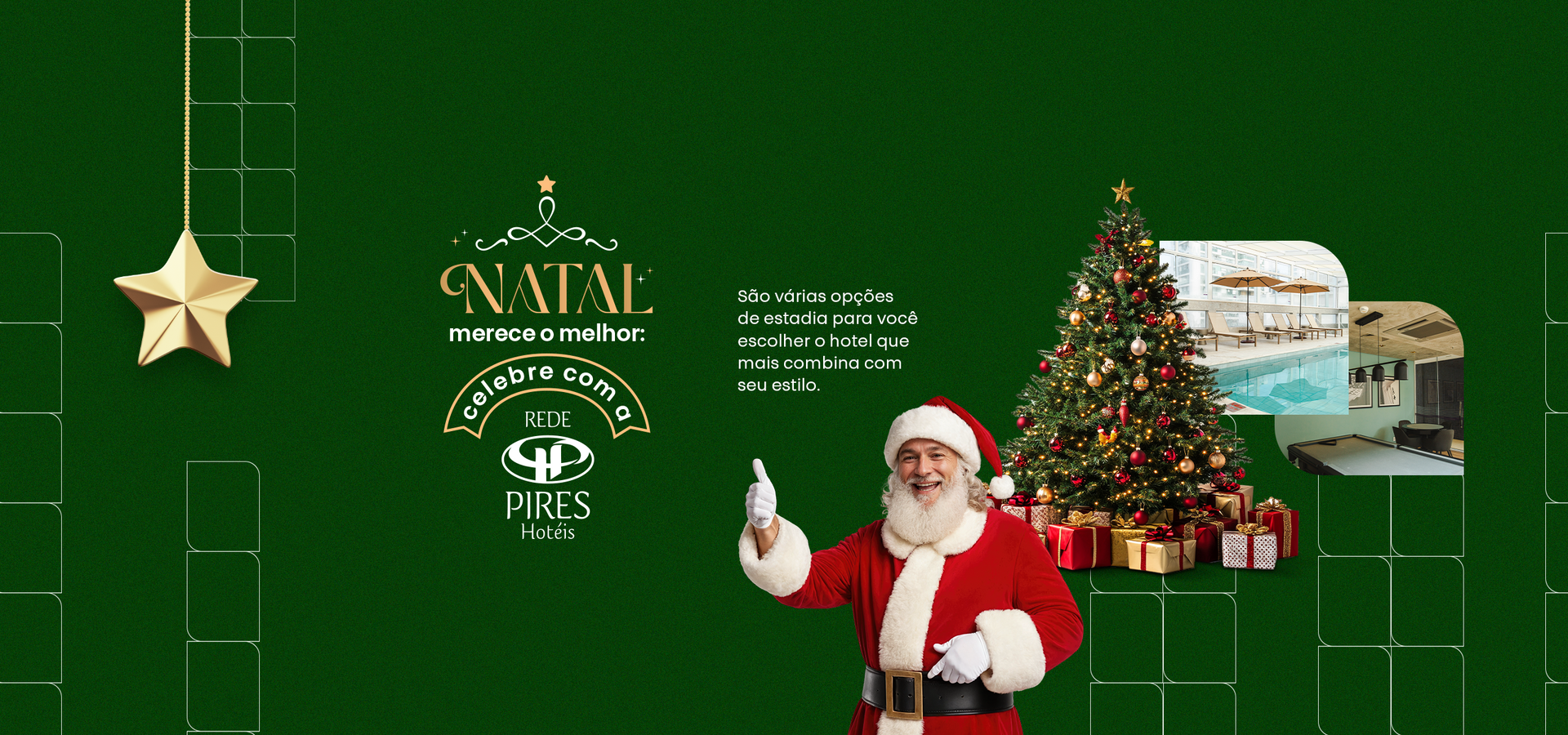 Várias opções de estadias para você escolher o hotel que mais combina com seu estilo.