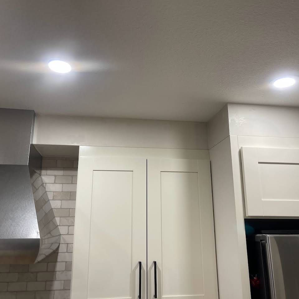 spacious white cabinet