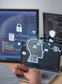 Website homepage with roofing repair services in Brentwood; four service options with photos.