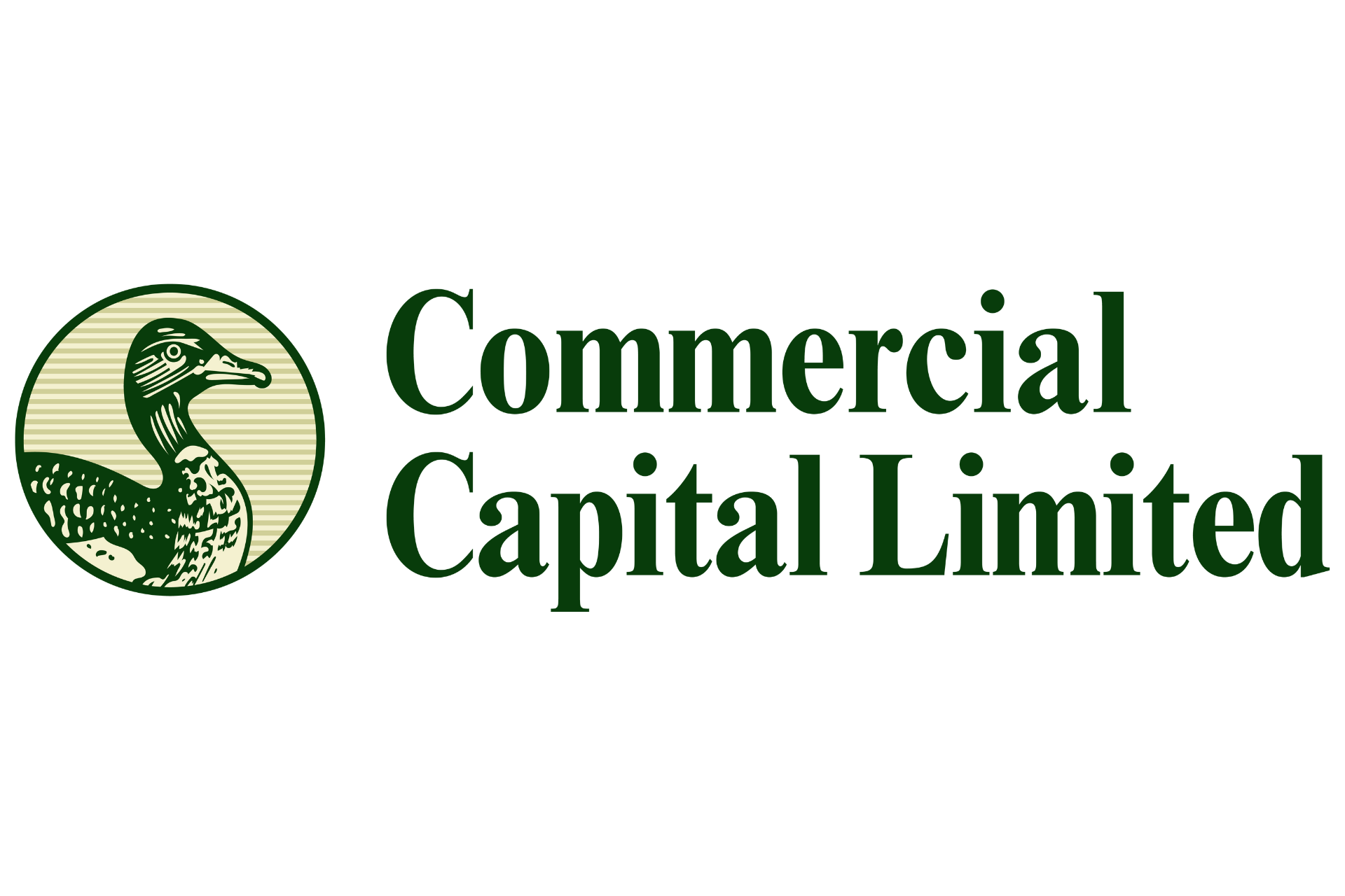 The logo for commercial capital limited shows a duck in a circle.