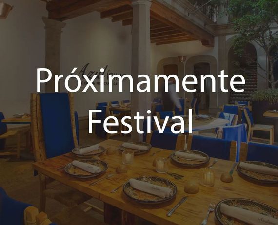 Portada del Festival de restaurantes Azul