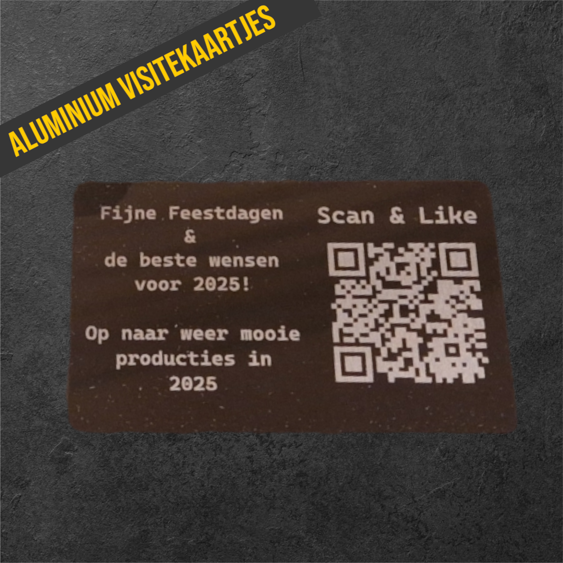 Visitekaartje (Aluminium)