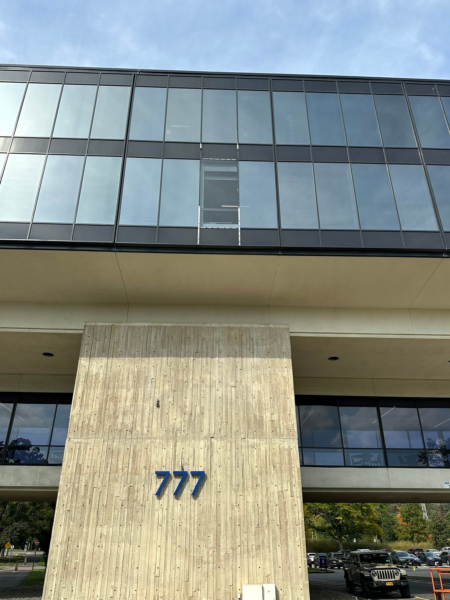 A building with the number 777 on it