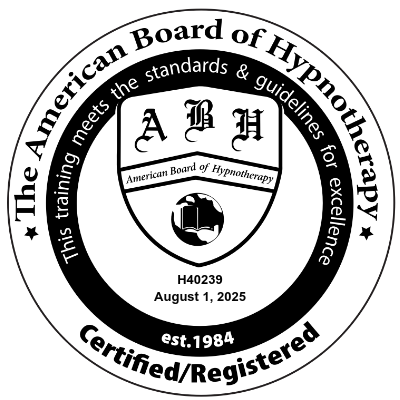 The logo for the national guild of hypnotists