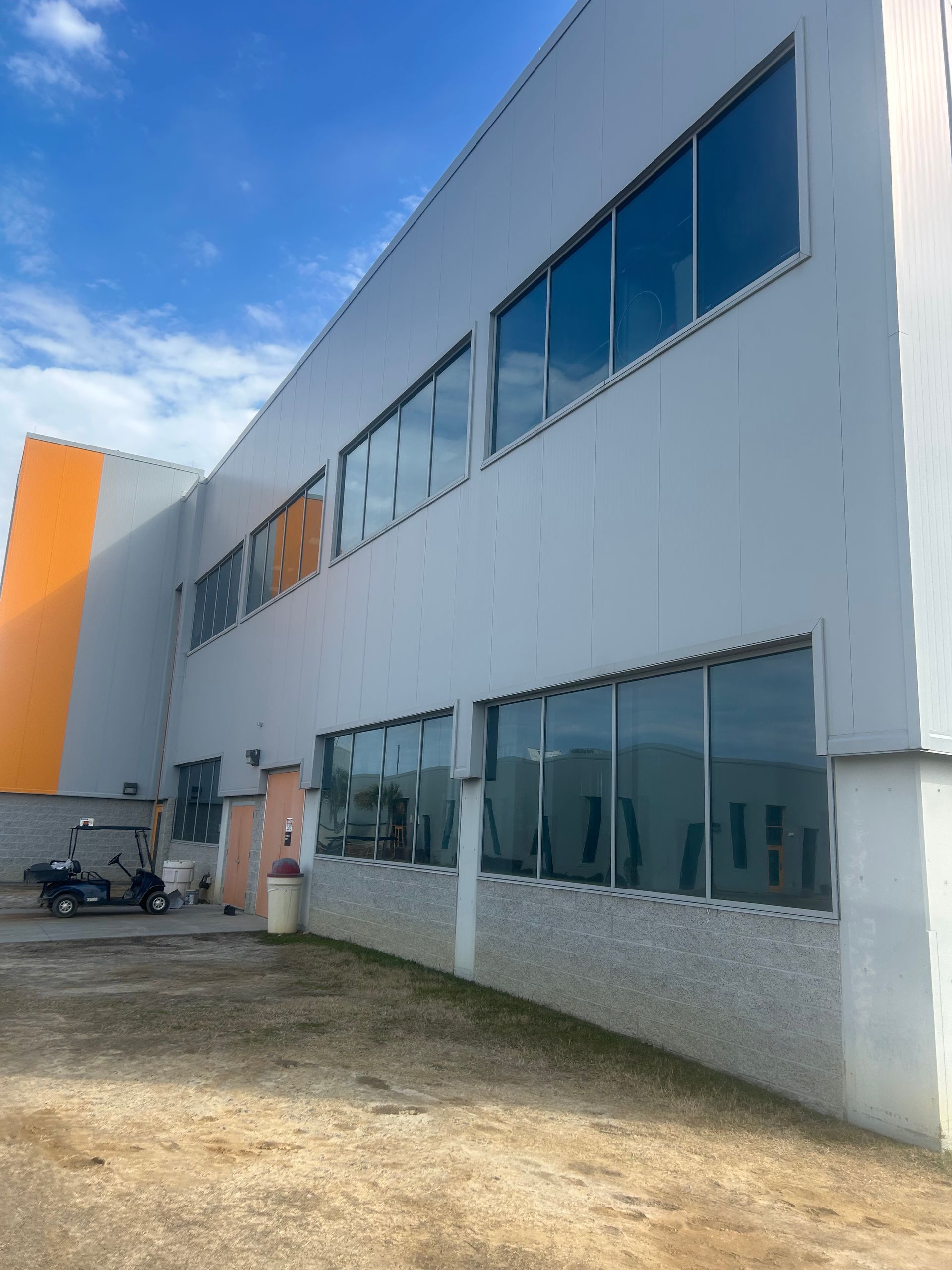industrial building window cleaning