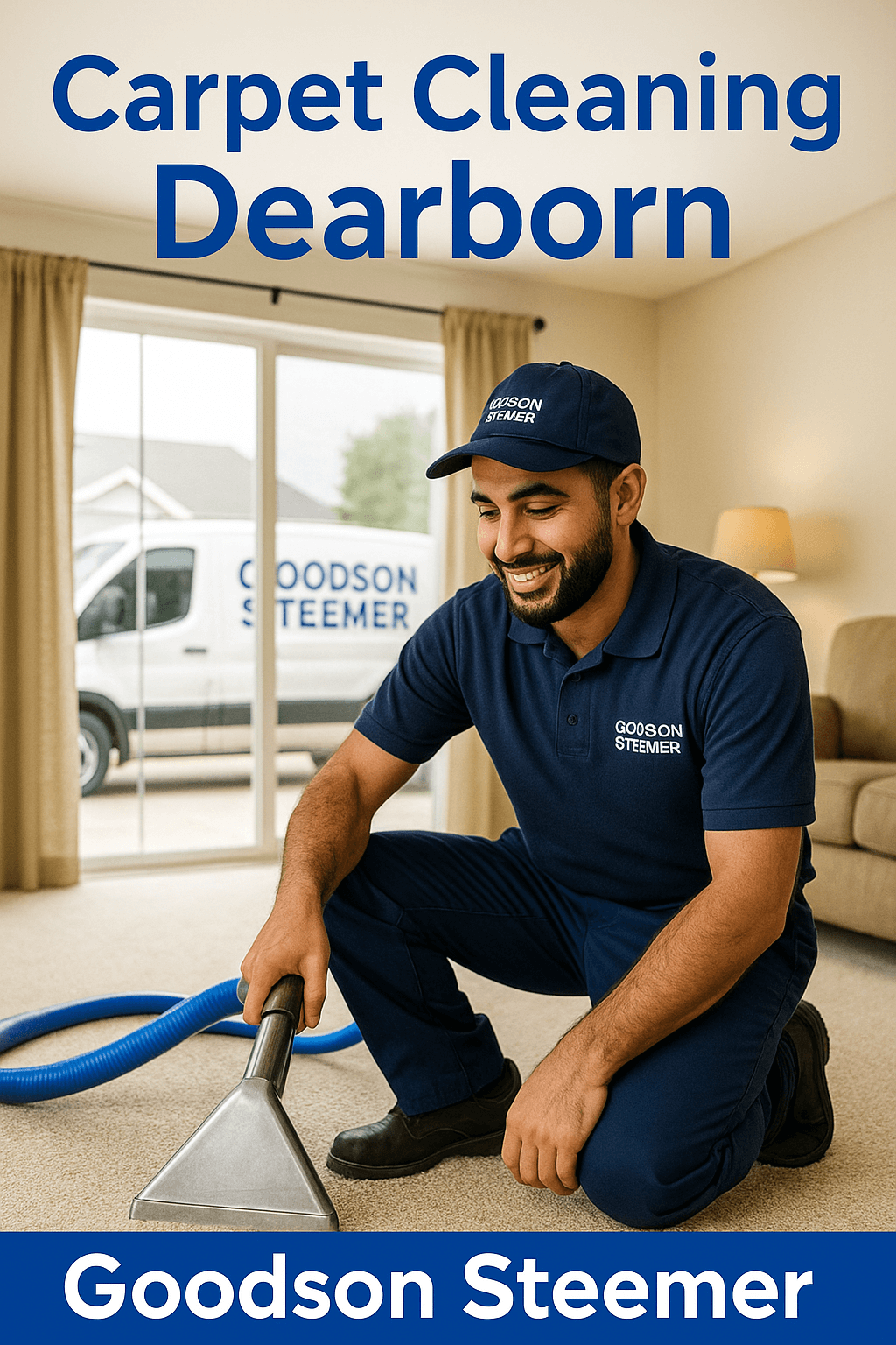 “Carpet cleaning service in Dearborn, MI.”