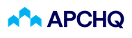 Le logo d'apchq est bleu et noir avec des flèches pointant vers le haut.