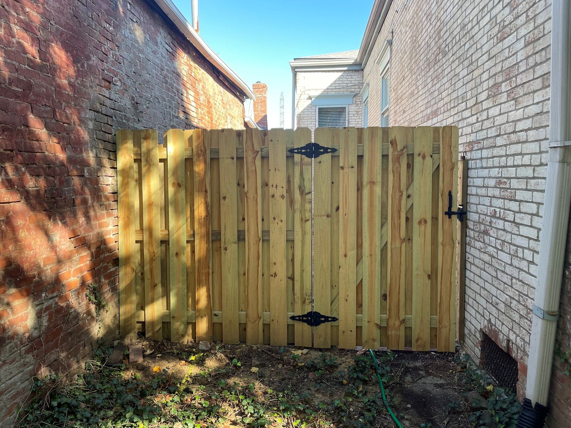 Backyard Wooden Gate — Louisville, KY — Shatkoff Fencing