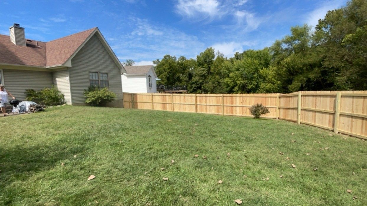 House with Fence — Louisville, KY — Shatkoff Fencing