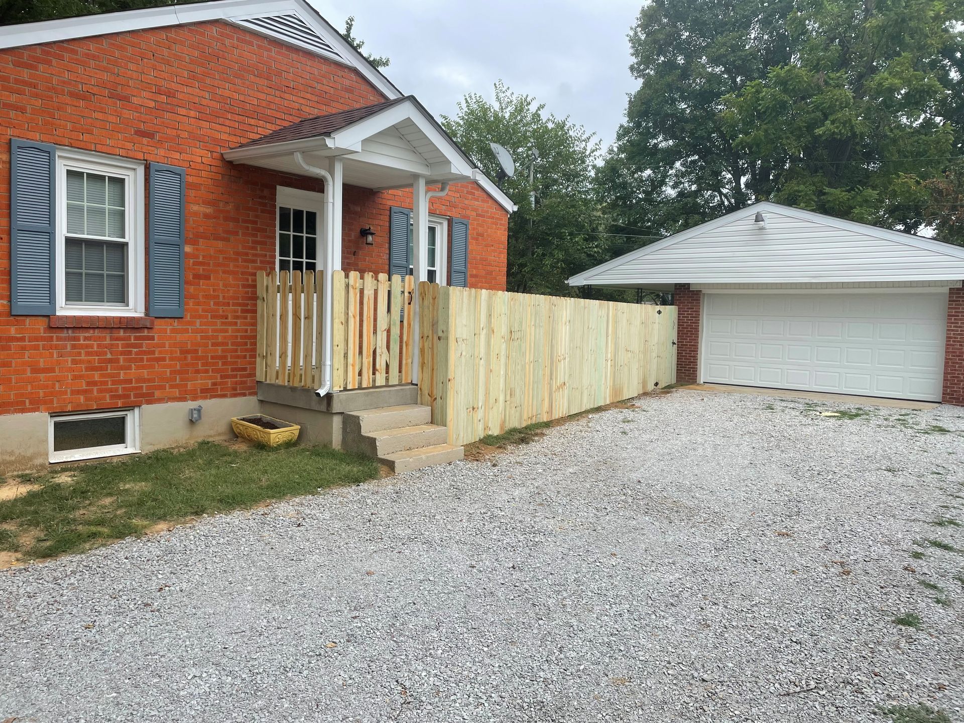New Fence of Residential House — Louisville, KY — Shatkoff Fencing