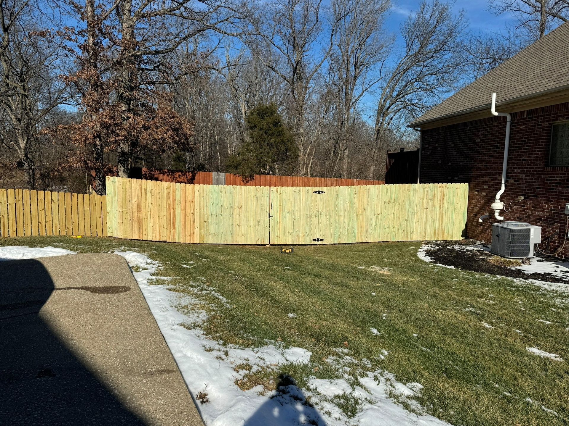 Landscape Wooden Fence — Louisville, KY — Shatkoff Fencing