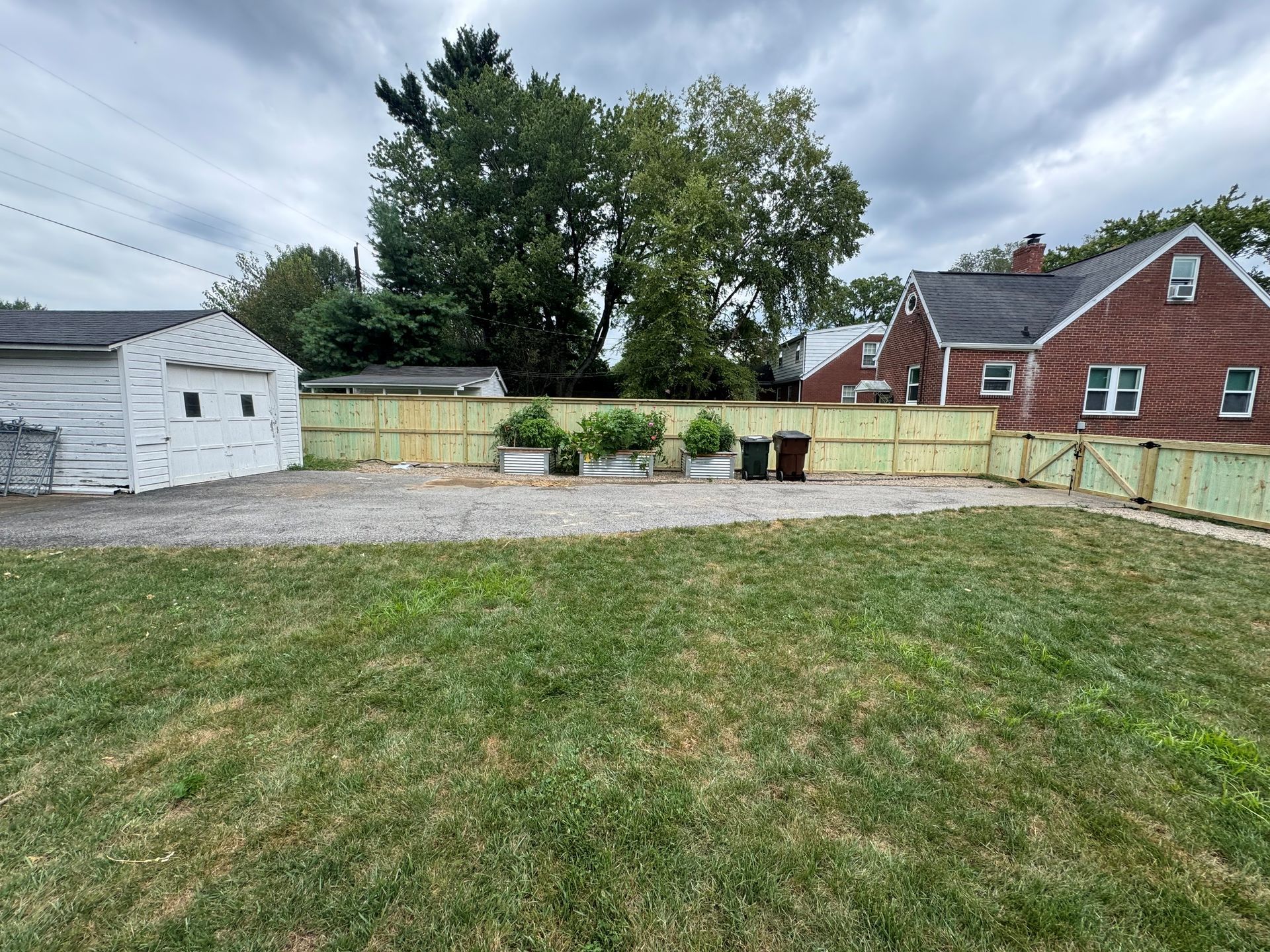 Brick House Backyard — Louisville, KY — Shatkoff Fencing