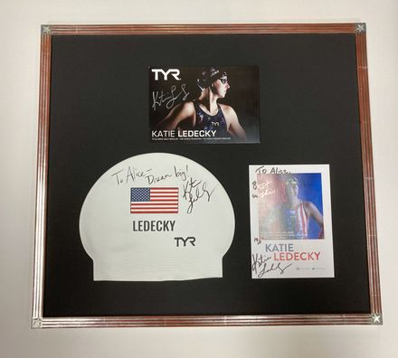 Katie Ledecky Framed Sports Memorabilia