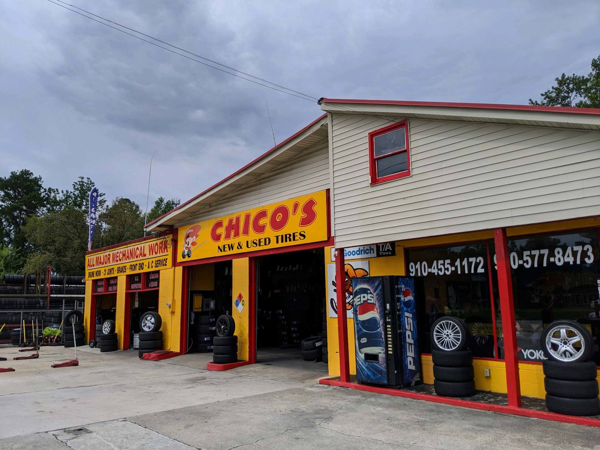 Tires, Towing & Auto Repair Jacksonville, NC Chico’s New & Used Tires