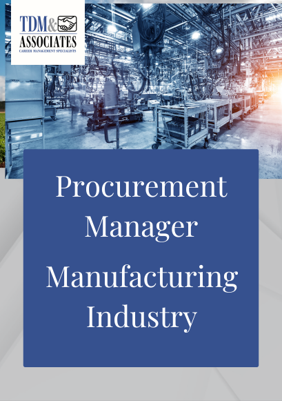Procurement Manager - Manufacturing Industry