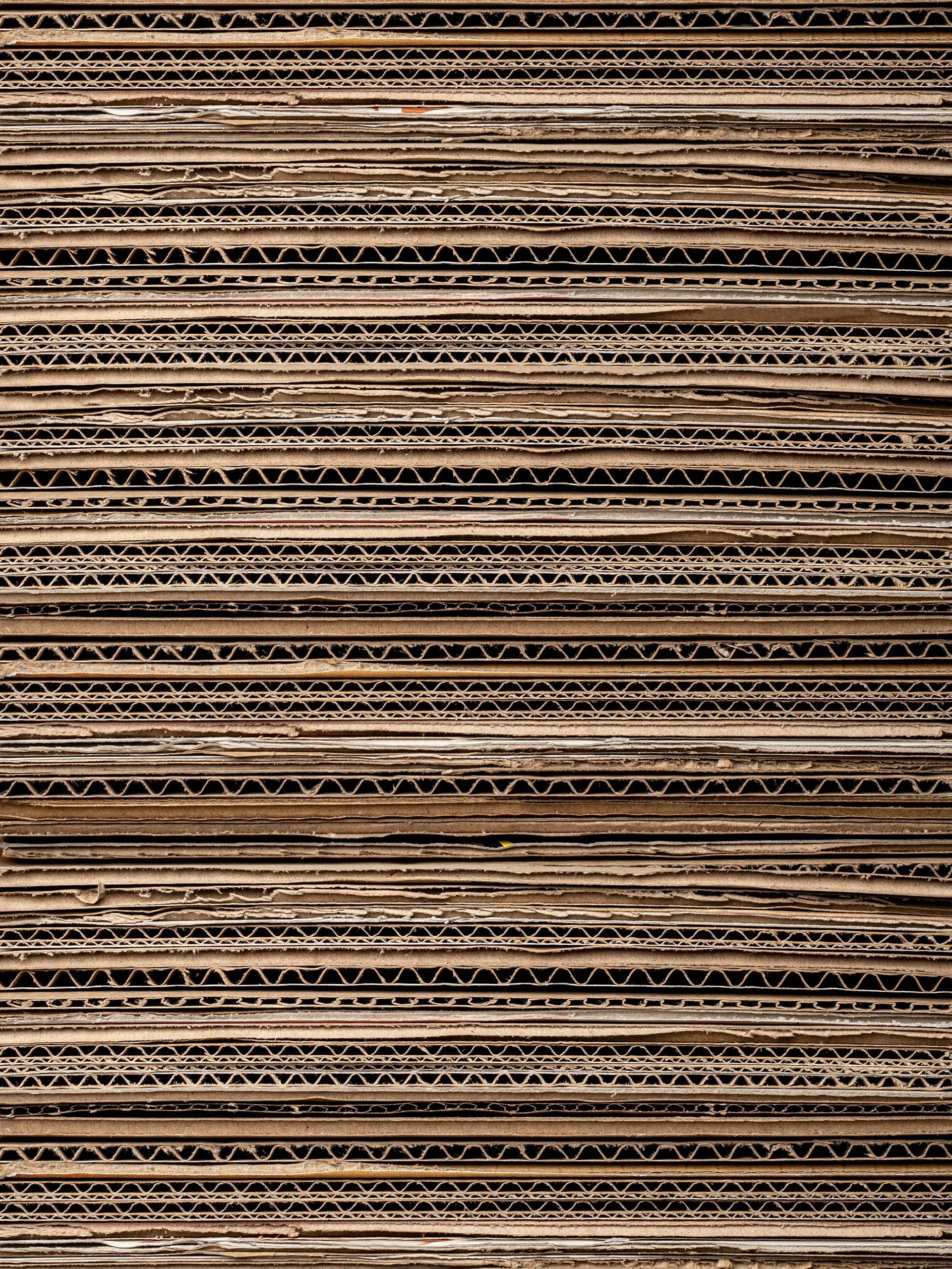 Stack of cardboard