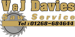 V & J Davies Saw Service Logo