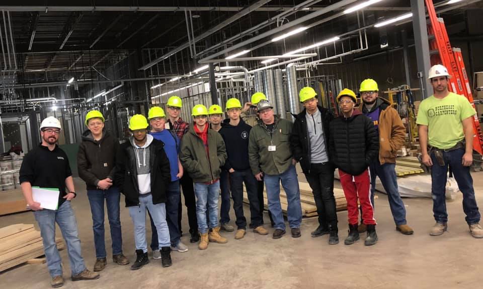 BOCES Building  Trades Class Field Trip