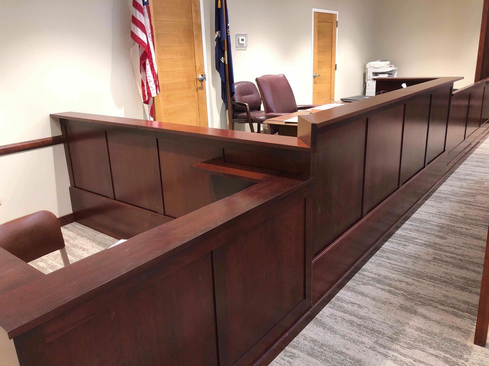 New Hartford Townhall Judge Bench