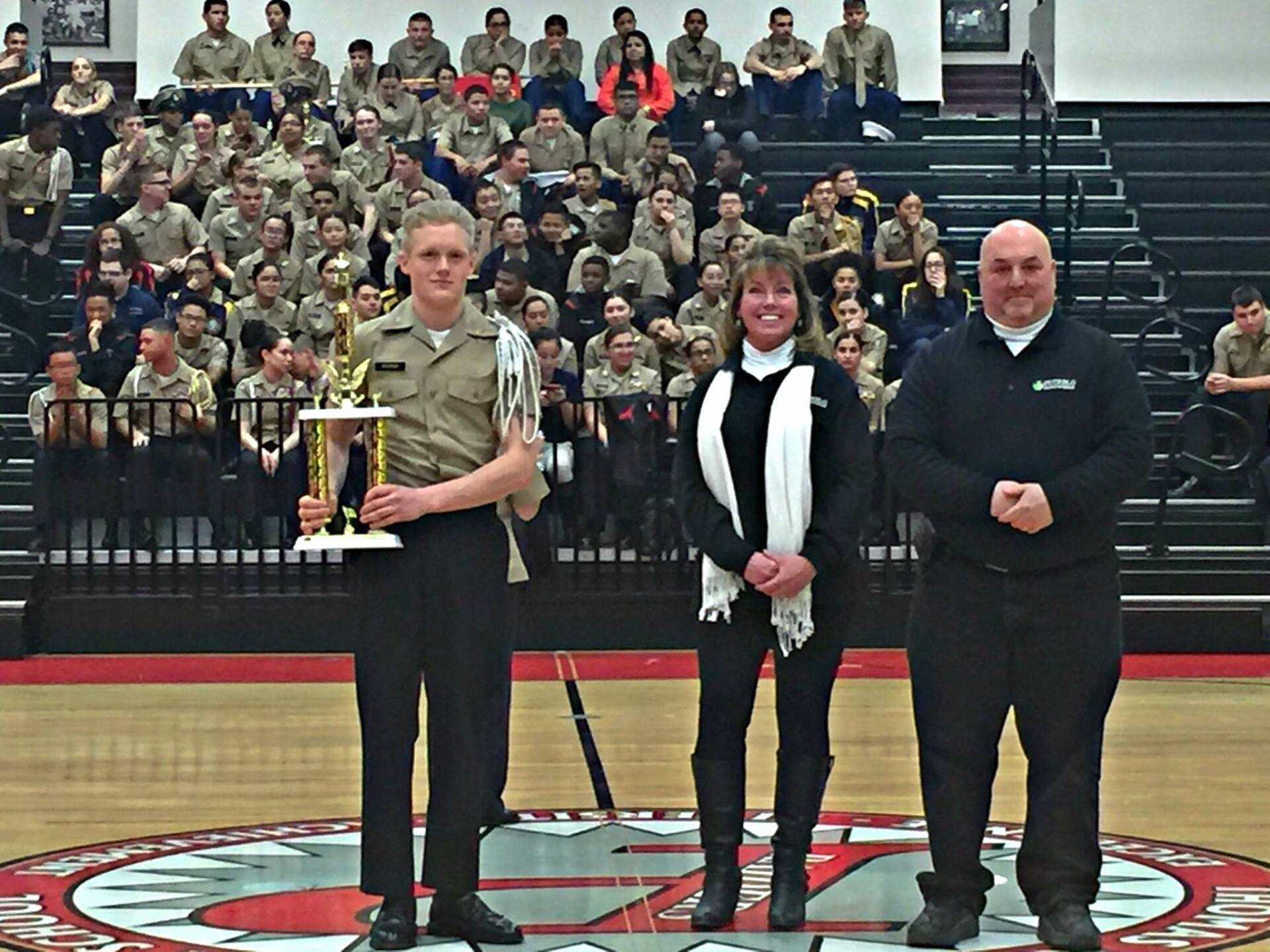 PBE Awards at Region 4 Navy- Army and Marine ROTC North Championship at Proctor High