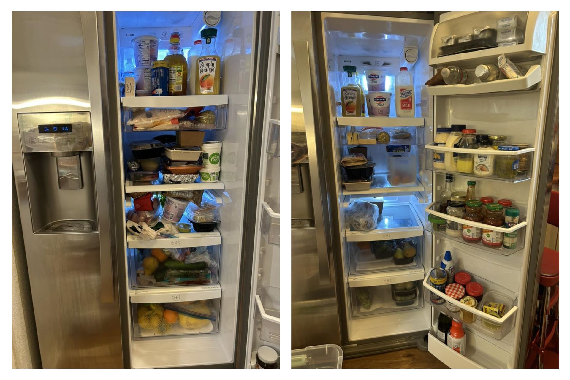 Before and After Organize My Place