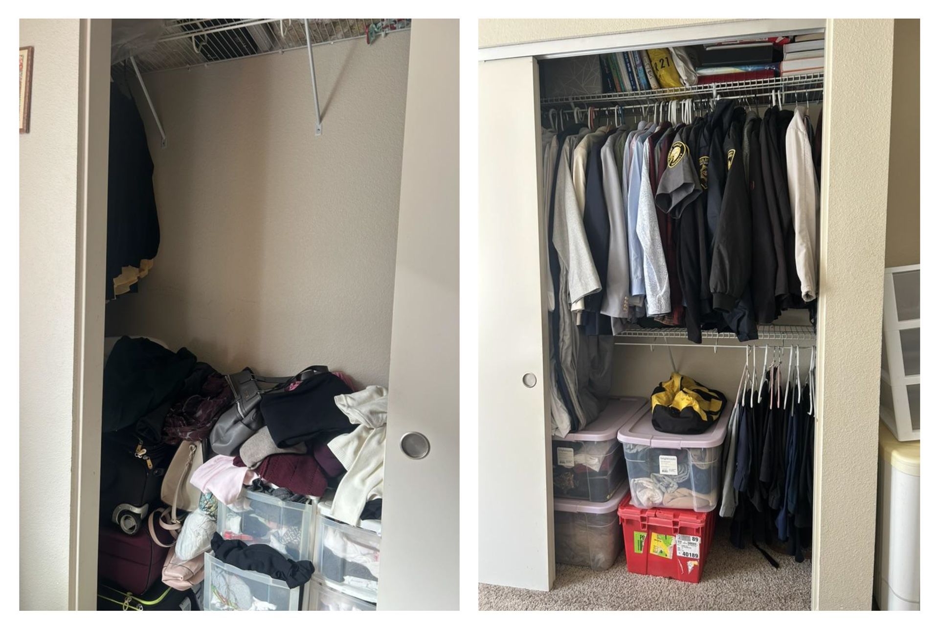 Before and After Organize My Place