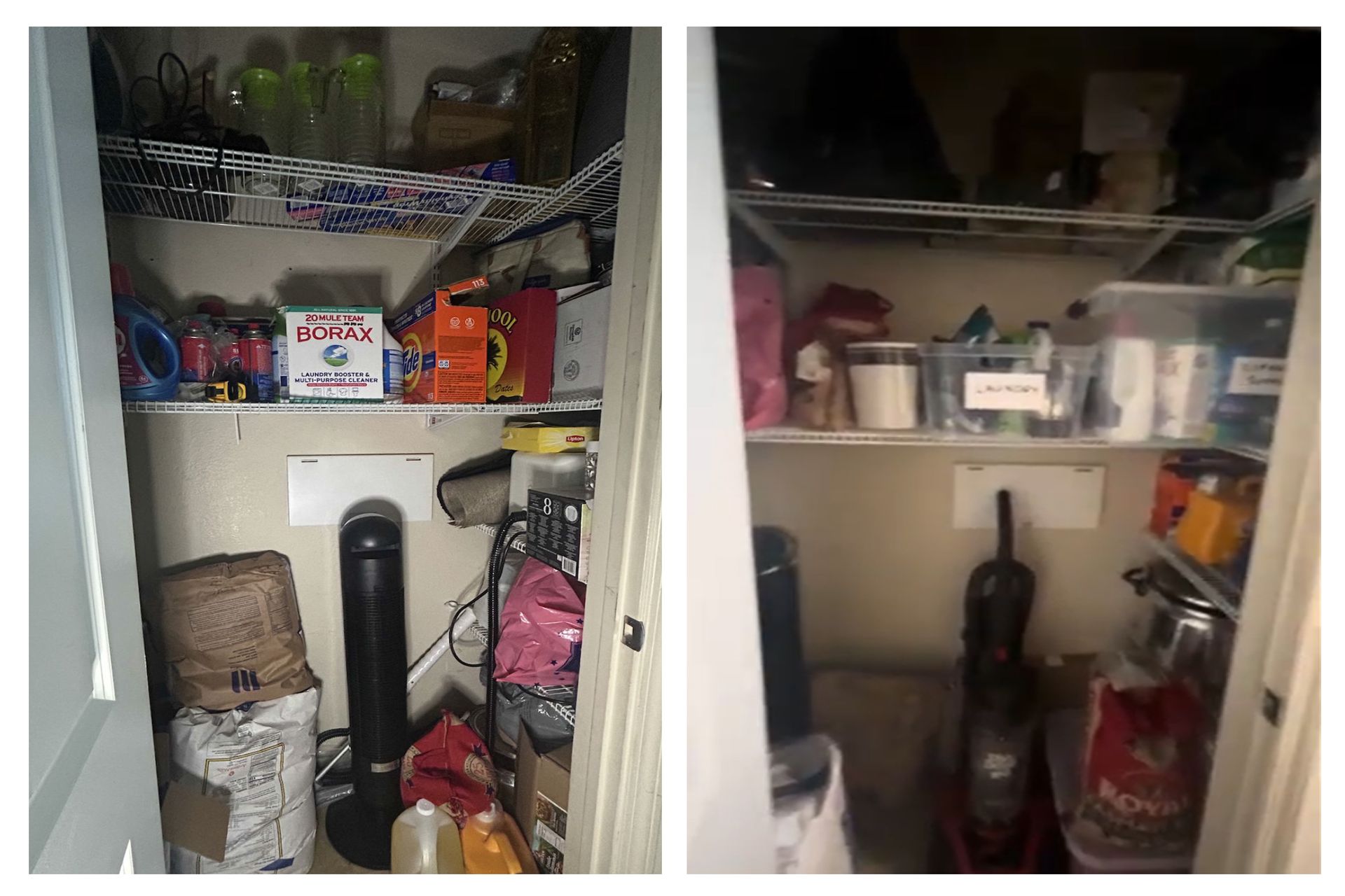 Before and After Organize My Place