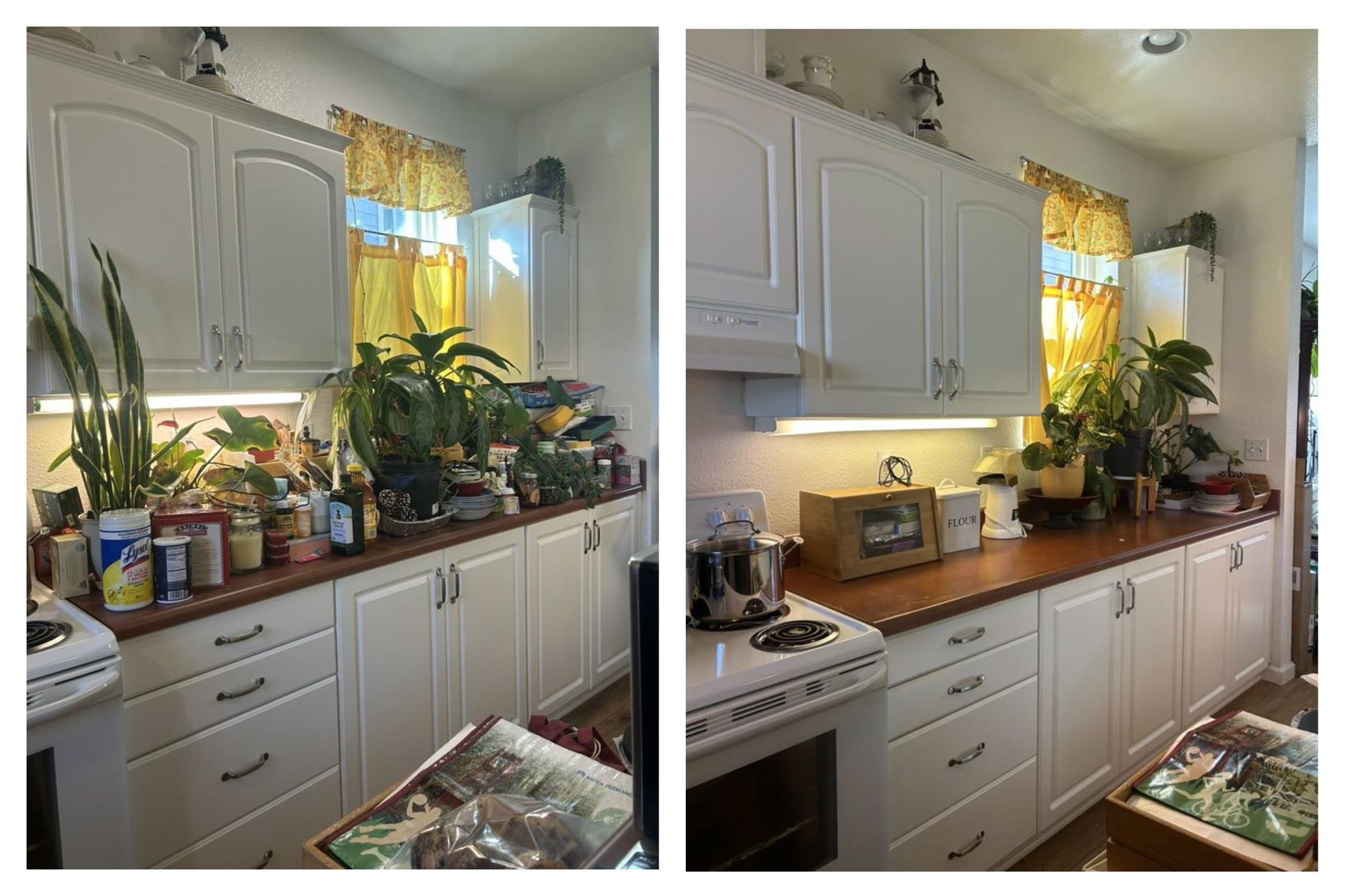 Before and After Organize My Place