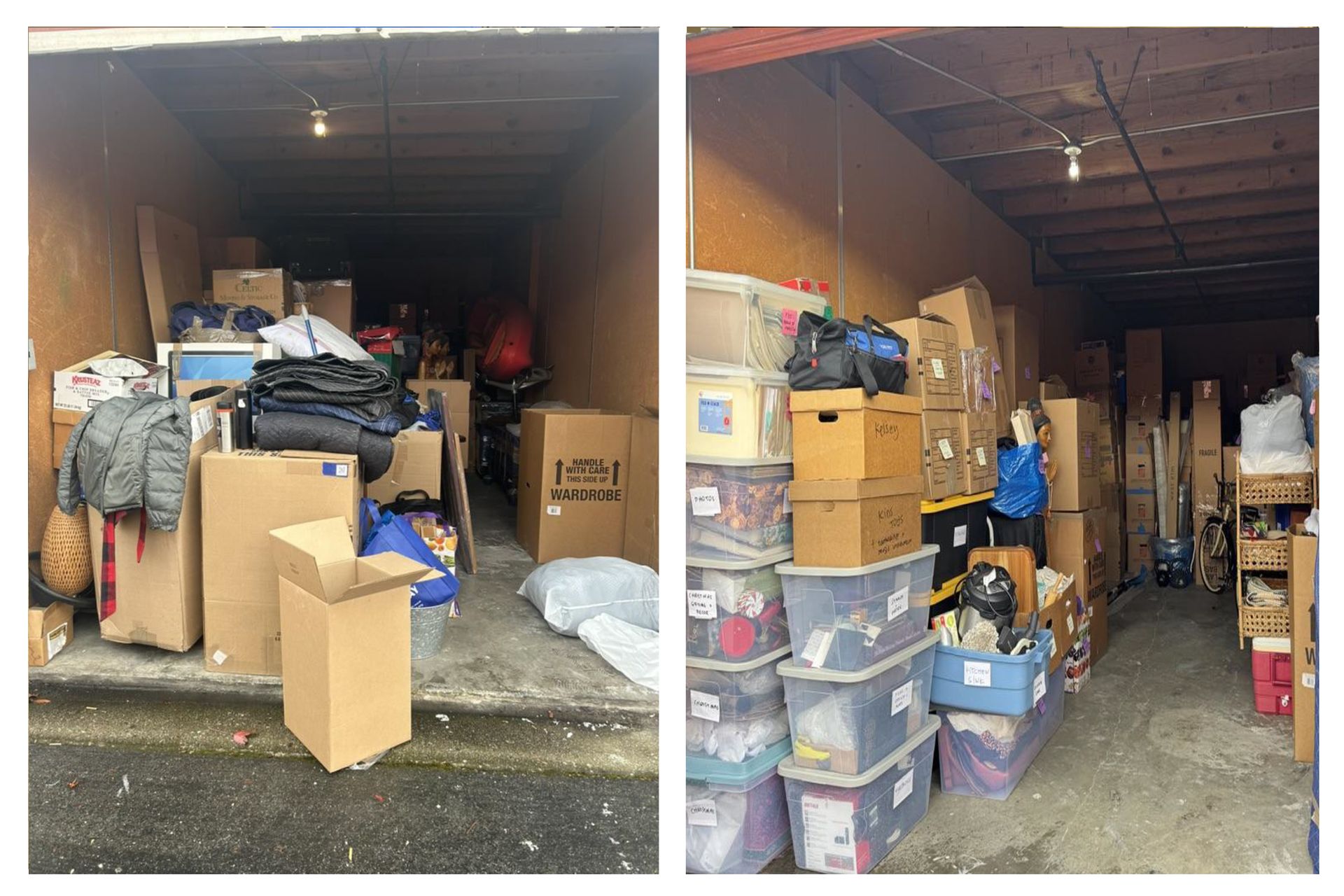 Before and After Organize My Place