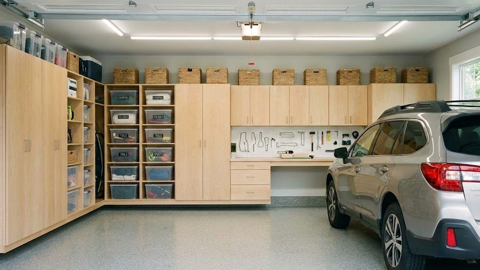 Person typing on a laptop with a digital illustration of files and folders overlayed, suggesting data organization.