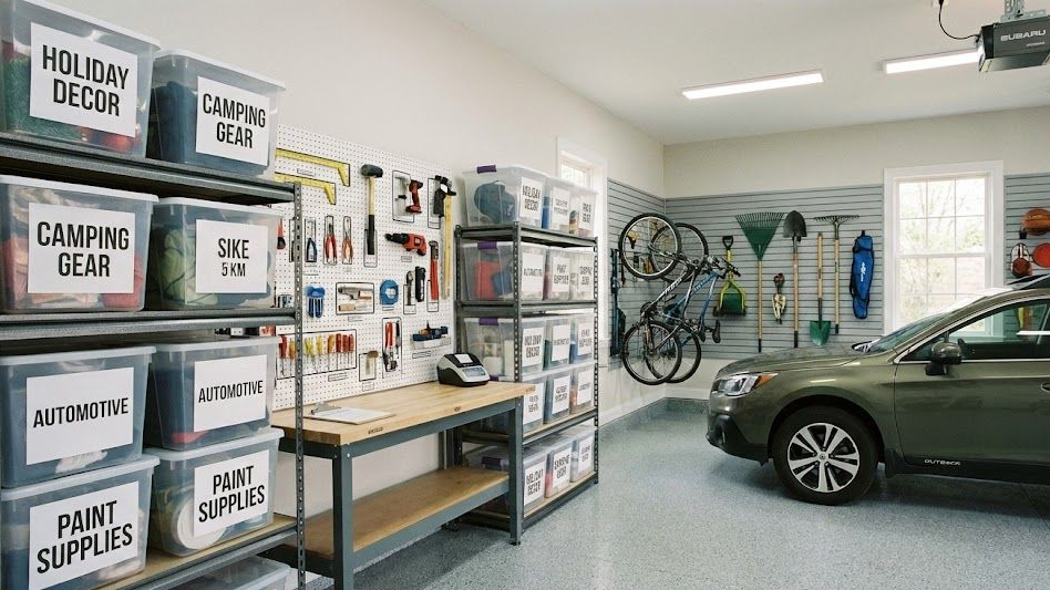 Calm, organized office desk reducing stress and mental load at work