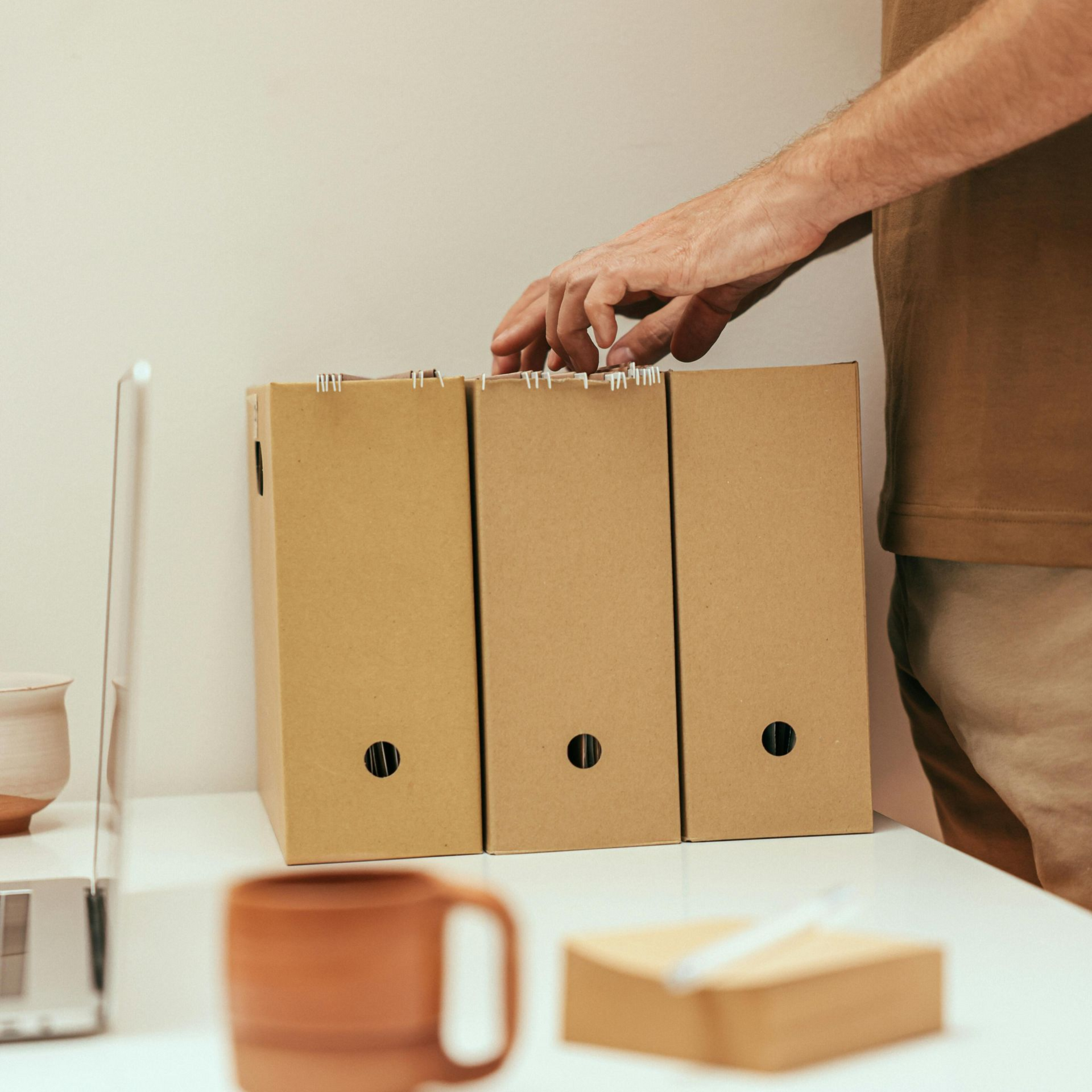 Organized physical and digital records ensure continuity