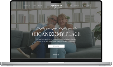 Laptop displaying the