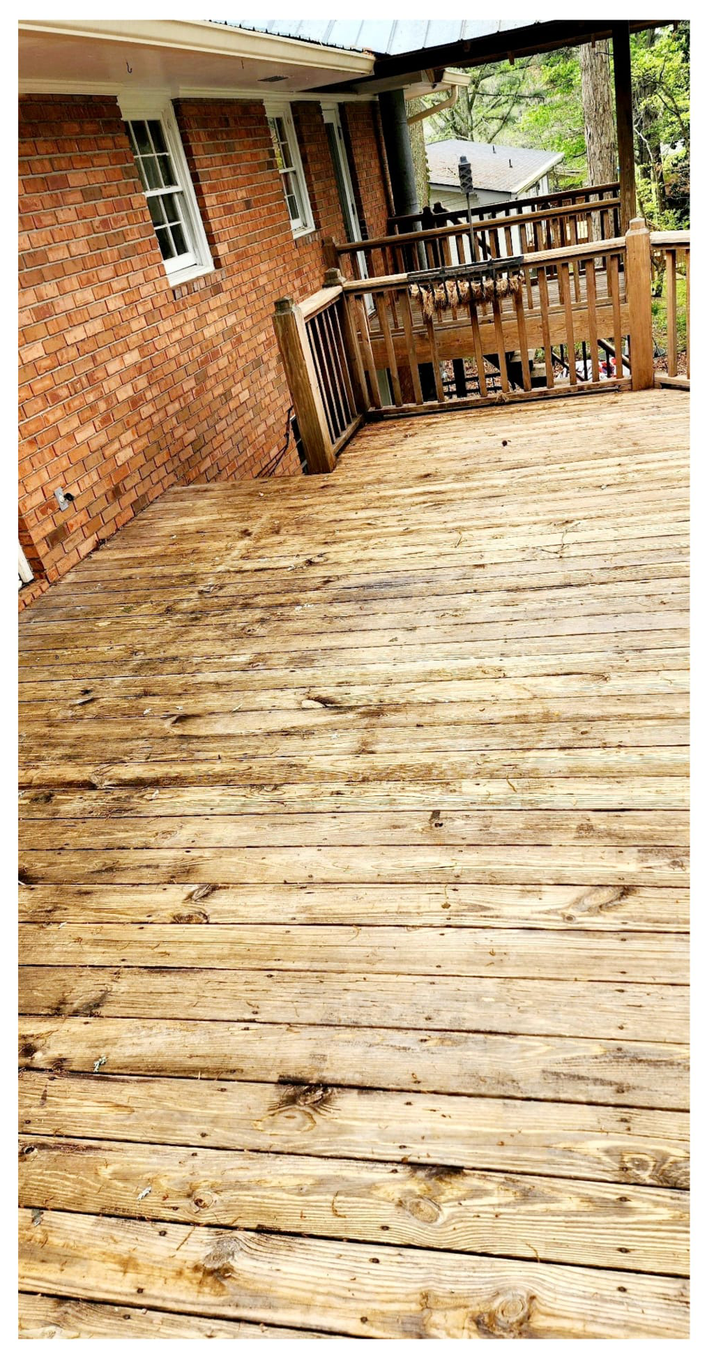 After Cleaning the Deck — Dallas, GA — Southern Touch Softwash