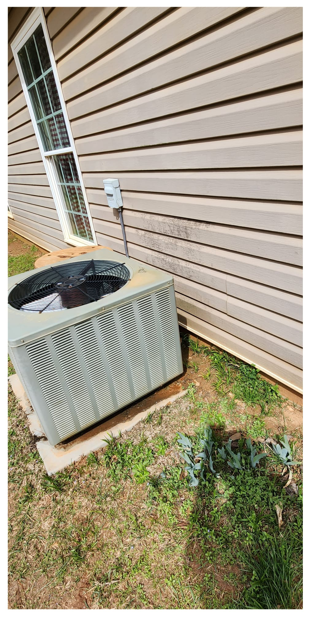 Before Cleaning HVAC — Dallas, GA — Southern Touch Softwash