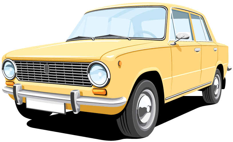 Yellow Car Graphic — Memphis, TN — KB Cash for Junk Cars