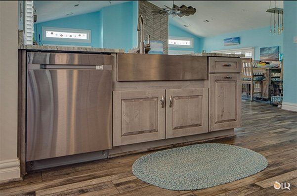 White Kitchen Cabinets — Chesapeake, VA — All In Builders