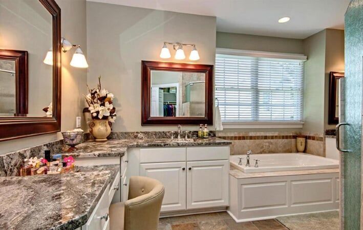 Bathroom with Chair — Chesapeake, VA — All In Builders