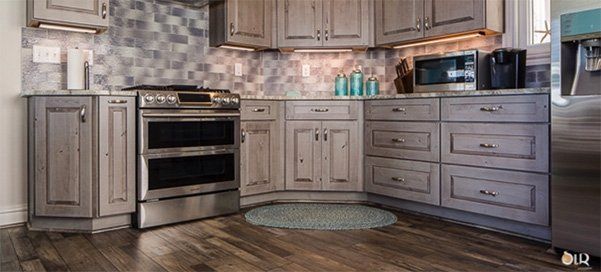 Corner Kitchen Cabinets and Oven — Chesapeake, VA — All In Builders
