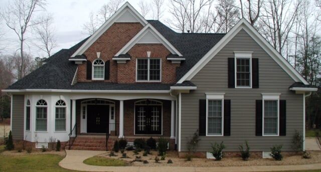 House with Siding and Brick Design — Chesapeake, VA — All In Builders