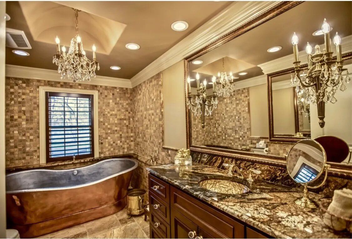 Bathroom with Lights On — Chesapeake, VA — All In Builders