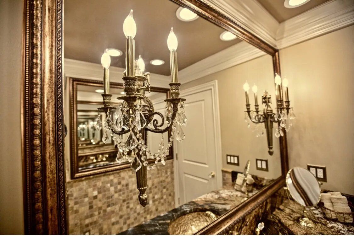 Bathroom with Lighted Candles — Chesapeake, VA — All In Builders