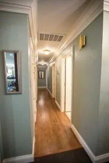 Green Painted Hallway — Chesapeake, VA — All In Builders