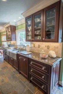 Kitchen Brown Cabinets — Chesapeake, VA — All In Builders