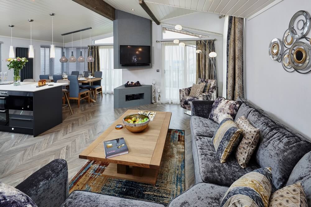 living room in a leisure house