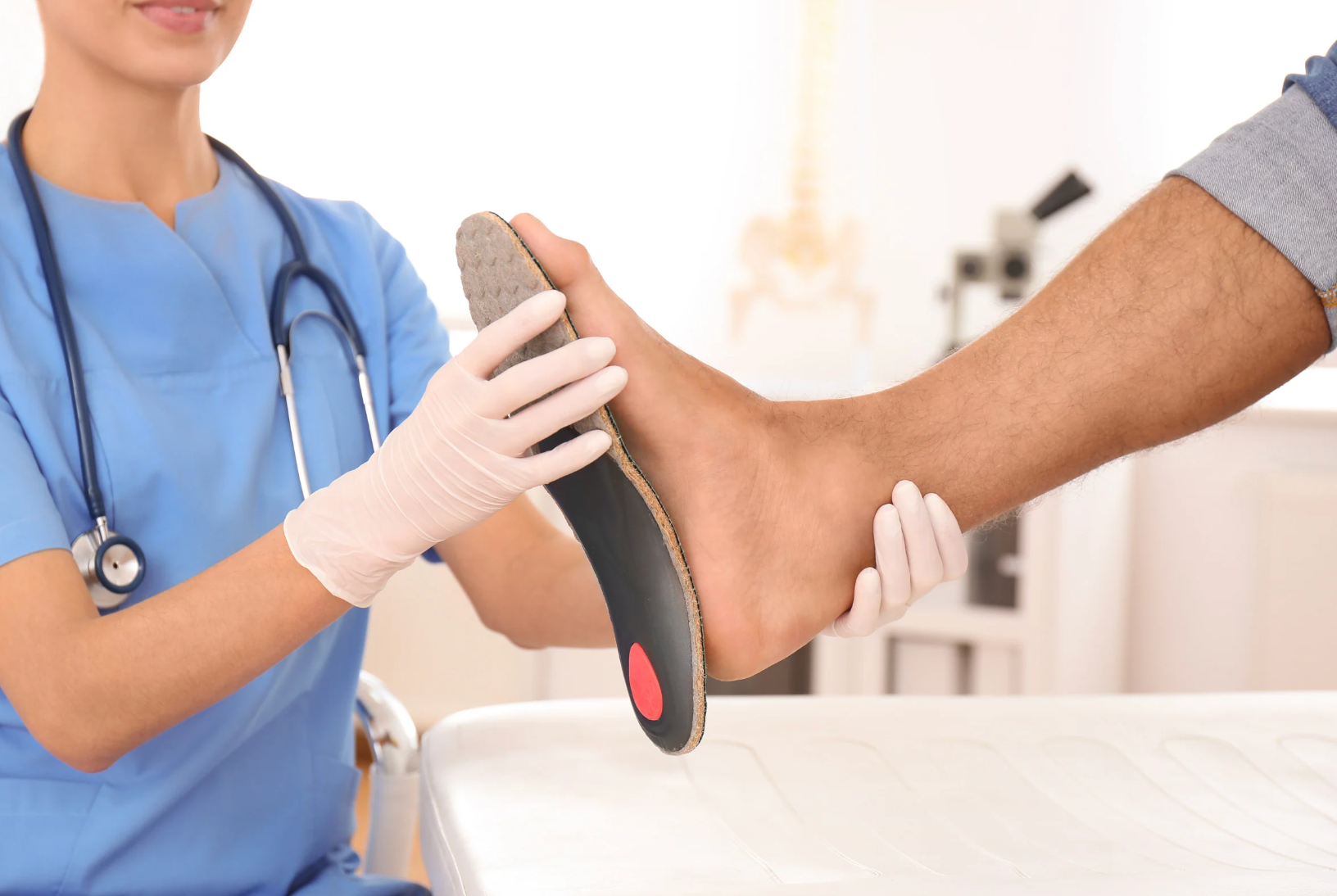 foot pain in  Worswell