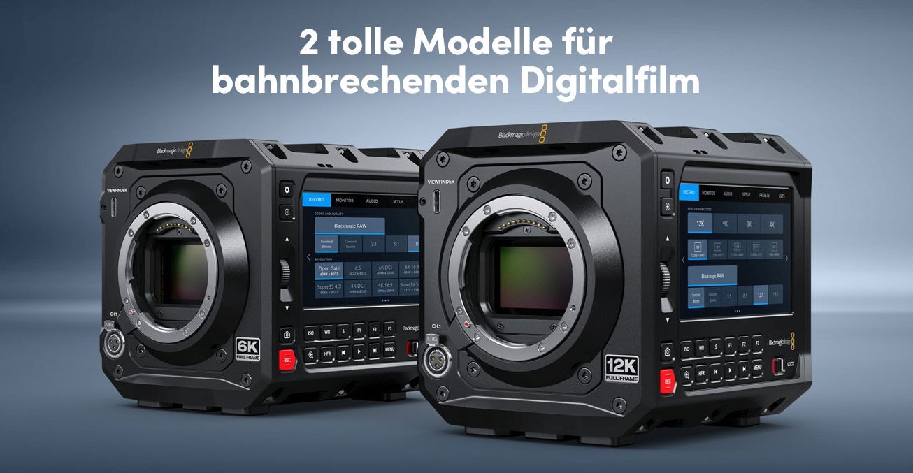 Blackmagic Design 6K und 12K Full Frame: Innovative Lösungen für moderne Filmproduktionen