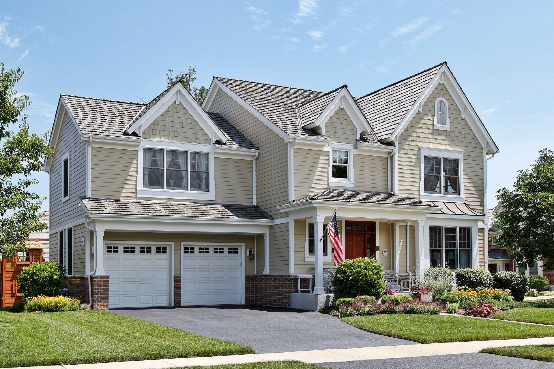 exterior paint project located in Birmingham Michigan